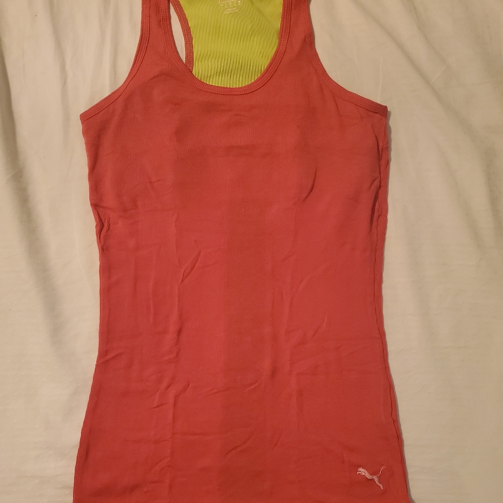 Puma workout top with built in bra